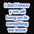 Static image of blue text on black background arranged in three vertical with white outlines