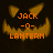 Pixelated orange jack-o'-lantern face with triangular eyes and jagged mouth on dark background, text 'JACK -O- LANTERN' in matching orange below.