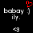 Pixelated text and symbols on black background with red heart above left-side text, two identical side-by-side layouts.