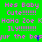 Green background with repeated pink text phrases and blue pixel artifacts, no visible animation changes.