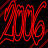 Static pixelated icon featuring red stylized text on a dark background with visible dithering and blocky rendering artifacts.