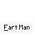 Pixel art character in yellow body with white head, black hair, and gray background; text "Fart Man" below each instance.