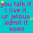A static image with a bright cyan background featuring repeated pink text phrases and scattered yellow-green stars.