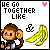 Pixel art image of a monkey and bananas with text, featuring an animated heart that appears in one frame.