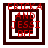 Red text 'ERICKA AND JESSI BFF' appears in layered square frames with varying background and border configurations.