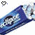Animated sequence showing a blue and white candy bar with 'CLOSE' text, transitioning from heart-shaped to diamond-shaped connector icons.