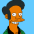 A split-frame pixel art image showing a cartoon character on the left and green text on a dark background on the right, with no visible animation changes between frames.