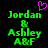 Green pixelated text on black background with pink heart symbol above, showing two identical side-by-side layouts of names and initials.