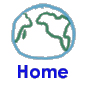 A static image shows a blue-outlined globe with green continents, yellow pixelated arrows above and below text reading 'Enter here' in purple.