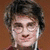 six colored with text and a pixelated image of a person with short brown hair and glasses on the top-left