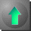 Two static arrow icons on gray backgrounds, one green and one blue, each with a gradient fill and subtle shadow effect.