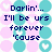 Pixelated text and heart symbols on a pastel background with alternating pink and teal circles.