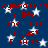 Blue background with white stars and red text repeating 'gymnastics is life the rest is just DETAILS' in a pattern