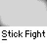 Animated contact sheet of stick figure fighting sequences with repeated "Stick Fight" text labels, showing multiple frames of combat poses and actions on a gray background.