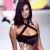 A contact sheet of two animated frames showing a woman in black lingerie on the left and green text "Original Icons .com" on a dark green background on the right.