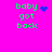 A bright pink background displays green text reading 'baby got back' with a blue heart symbol in the top-left and scattered blue dots in other positions