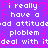 Pixelated text on purple background with pink glitch effects, displaying repeated phrases in white block letters.