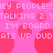 Pixelated pink background with repeating white text and red circular shapes, featuring a static animation of repeated phrases.