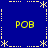 Blue background with yellow text and white star-like symbols arranged in a pattern