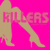 A 50x50 pixel animated buddy icon featuring a stylized female figure in high heels with the text "KILLERS" displayed across two frames, one on pink background and one on blue.