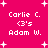A static image with a bright pink background featuring white pixelated text and plus signs arranged in two vertical
