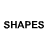Animated contact sheet of a 48x48 pixel buddy icon showing repeated geometric shapes in motion across multiple frames with 'SHAPES' text overlay.