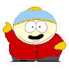 A cartoon character in a red jacket and blue hat with yellow accents appears in multiple poses showing arm movements against a gray background.