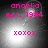 Pixelated pink text 'angelia est. 1994' and 'xoxox' on a grayscale gradient background with shifting light effects.