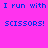 Pixelated text on bright pink background with yellow rectangular overlays shifting between frames.