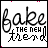 identical cartoon-style icons featuring the word 'fake' in large script above 'THE NEW trend' text, with pink decorative elements