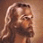 A four- with a pixelated image of a bearded man on the top-left and red backgrounds with white text in other