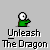 Green dragon icon with white eyes and red fire breath, displayed in a of showing sequential animation states from still to full flame emission