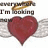 Animated sequence of red heart-shaped icons with wings and halos, each paired with distinct text phrases on a white background.
