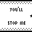 Animated contact sheet of 25 sampled frames showing text variations in a pixel-art style with changing punctuation and color accents.
