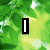 Green leafy background with a black vertical bar, pink 'LOVE!' text, and a multicolored heart outline on black.