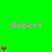 Green background with pink text 'Robert' and red heart icons in vertical stacks of one to five hearts.
