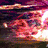 Animated sequence showing a character with long hair in dynamic poses against colorful backgrounds including fire, light bursts, and dark settings.