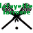 Crossed lacrosse sticks with green text labels on a white background, showing text variations across frames.