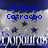 Pixelated static image with blue text 'Chigui Catracho' over a gray background with dark stars and a blue-and-white lower section.