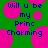 Green background with pink circular shapes and blue pixelated text reading 'Will u be my Princ Charming' in two identical sections.