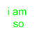 Animated contact sheet of a text-based buddy icon showing repeated phrases about loneliness with green and cyan lettering on white background, arranged in 5x4 grid layout.