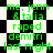 Green text on a black-and-white checkered background repeats the phrase "me, jenn & talia raped demitri last night" in multiple