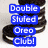Stacks of Oreo cookies with overlaid text in various colors and styles, including names and dates.