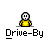 Pixel art animation of a character with a white skull face and yellow shirt interacting with a blue sedan, showing sequential poses and text bubbles.
