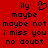 Red background with black pixelated text and a heart symbol arranged in two , each containing identical lines of text