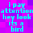Pixelated cyan text on a purple-pink gradient background, repeating 'i pay attention hey look its a bird' in four identical quadrants.