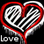A four- shows a heart symbol with 'Love' text, a person with crossed arms, a person on a phone, and a person with 'Guys' text