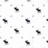 Animated pattern of black and white pixelated shapes on a white background with teal text overlay.
