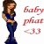 Pixelated static icon of a woman in blue attire with long brown hair standing beside red cursive text on white background.