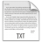 Static grayscale icon depicting a document with folded corner, lines of text blocks, and 'TMT' at bottom center.